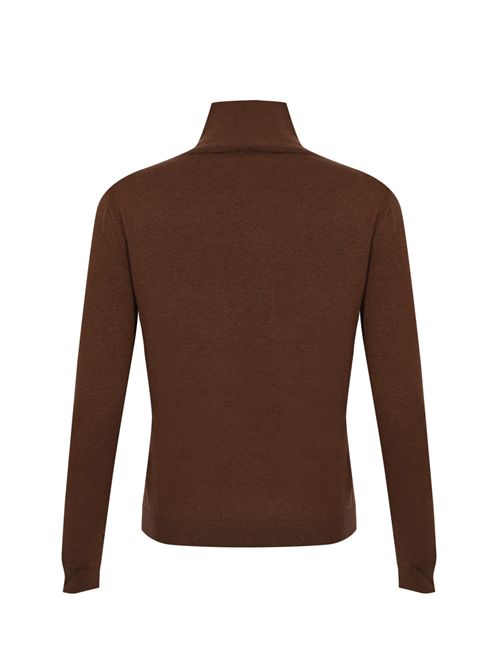 Dolcevita Kiku in filato di seta e lana Cioccolato WEEKEND MAX MARA | 2525366012600004